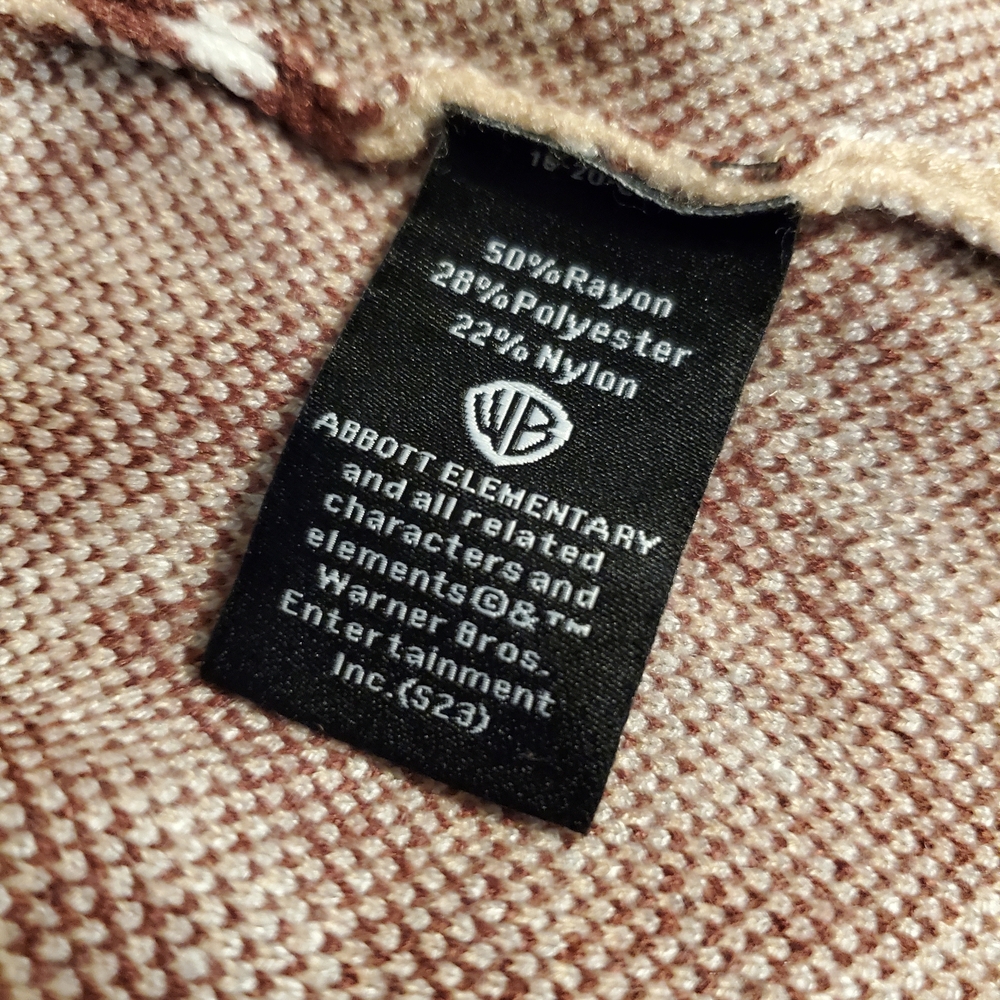 Abbott Elementary Geometric Pattern Cardigan - Be… - image 5